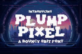 PlumpPixel Font