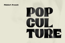 POP-CULTURE Font