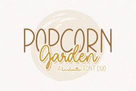 Popcorn Garden Font Family