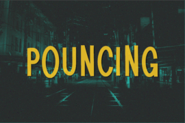 Pouncing Font