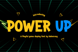 POWER UP Font