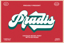 Pradis Retro Font