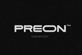 Preon DEMO Font
