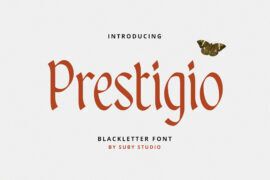 Prestigio Demo Font