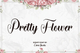 Pretty Flower Demo Font