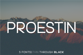 Proestin Font Family