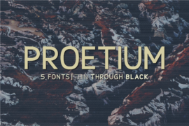 Proetium Font Family
