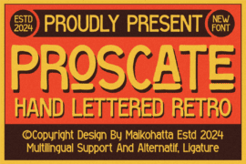 PROSCATE Font