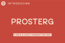 Prosterg Font