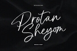 Protan Sheyom Font