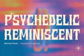 Psychedelic Reminiscent – Demo Font