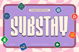 PTG SUBSTAY – DEMO Font