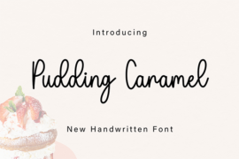 Pudding Caramel Font