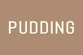 Pudding Font