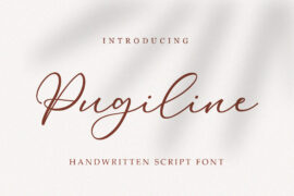 Pugiline Font