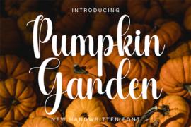Pumpkin Garden Font