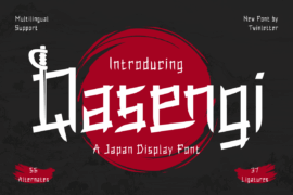 Qasengi Trial Font