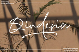 Qinderia Signature Font