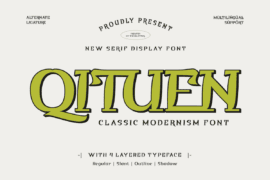 QITUEN Trial Font