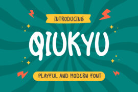 Qiukyu Font