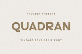 Quadran Font