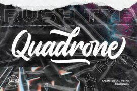 Quadrone Demo Font