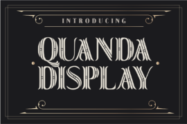 QUANDA DISPLAY DEMO Font
