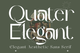 Quater Elegant Demo Font