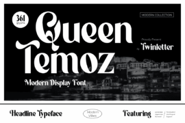 Queen Temoz Trial Font