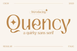 Quency Demo Font