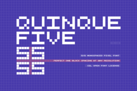 QuinqueFive Font