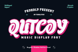 QUTCOY Trial Font