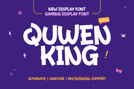 QUWEN KING Font