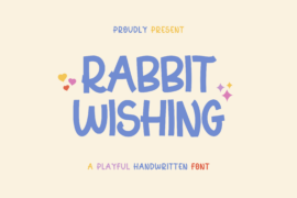 Rabbit Wishing Font