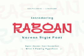 RABOAN Trial Font