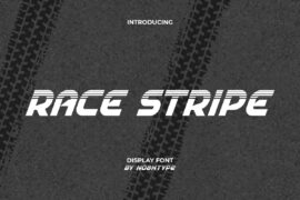 Race Stripe Demo Font