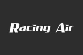 RacingAirDemo Font