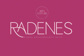 Radenes Font