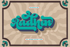 Radhen Retro Font