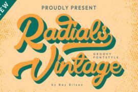 Radial Vintage Font