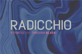 Radicchio Font Family