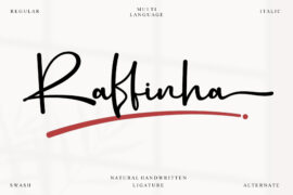 Raffinha – Personal Use Font