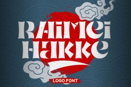 Raimei Hakke Font