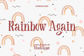 Rainbow Again Demo Font