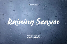Raining Season Demo Font