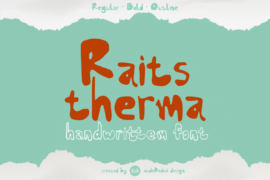 Raits Therma Demo Font