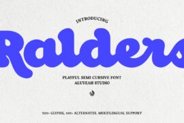 Ralders Font