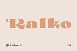 Ralko Free Font Family