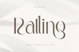 Ralling Font