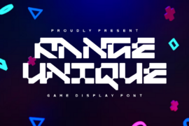 Range Unique Demo Font